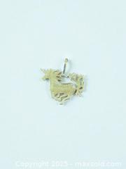 MaxSold Auction: 14k Gold Unicorn Pendant/Charm - Esquimalt (British Columbia, Canada) PARTNER MANAGED Reseller Online Auction - Lampson Street