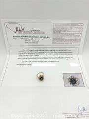 MaxSold Auction: 14k Yellow Gold Black Opal Seed Pearl Ring Size 6 With Appraisal  - Esquimalt (British Columbia, Canada) PARTNER MANAGED Reseller Online Auction - Lampson Street