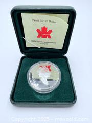 MaxSold Auction: 2000 Royal Canadian Mint Proof Silver Dollar - Esquimalt (British Columbia, Canada) PARTNER MANAGED Reseller Online Auction - Lampson Street