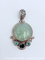 MaxSold Auction: 925 Sterling Silver Multi Gemstone Pendant  - Esquimalt (British Columbia, Canada) PARTNER MANAGED Reseller Online Auction - Lampson Street