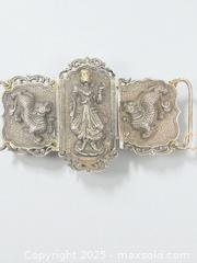 MaxSold Auction: Antique Large Burmese Silver Belt Buckle - Esquimalt (British Columbia, Canada) PARTNER MANAGED Reseller Online Auction - Lampson Street