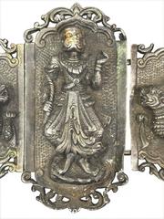 MaxSold Auction: Antique Large Burmese Silver Belt Buckle - Esquimalt (British Columbia, Canada) PARTNER MANAGED Reseller Online Auction - Lampson Street