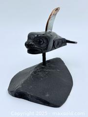 MaxSold Auction: Argillite Killer Whale Carving - Esquimalt (British Columbia, Canada) PARTNER MANAGED Reseller Online Auction - Lampson Street