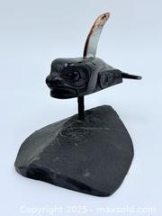 MaxSold Auction: Argillite Killer Whale Carving - Esquimalt (British Columbia, Canada) PARTNER MANAGED Reseller Online Auction - Lampson Street