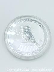 MaxSold Auction: Australian Kookaburra 1oz 9999 Silver Coin 2020 - Esquimalt (British Columbia, Canada) PARTNER MANAGED Reseller Online Auction - Lampson Street