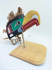 MaxSold Auction: First Nations Hand-Carved Large Eagle Mask on Stand - Esquimalt (British Columbia, Canada) PARTNER MANAGED Reseller Online Auction - Lampson Street
