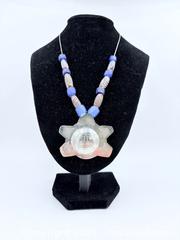 MaxSold Auction: First Nations Silver Pendant &#38; Antique Trade Beads Necklace  - Esquimalt (British Columbia, Canada) PARTNER MANAGED Reseller Online Auction - Lampson Street