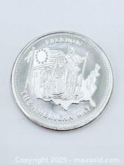 MaxSold Auction: Johnson Matthey 1986 USA 1 TROY OZ .999 Fine Silver Coin  - Esquimalt (British Columbia, Canada) PARTNER MANAGED Reseller Online Auction - Lampson Street