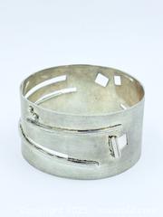 MaxSold Auction: Sterling Silver Cuff Bracelet  - Esquimalt (British Columbia, Canada) PARTNER MANAGED Reseller Online Auction - Lampson Street