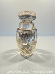 MaxSold Auction: Sterling Silver Rimmed Crystal Decanter - Esquimalt (British Columbia, Canada) PARTNER MANAGED Reseller Online Auction - Lampson Street