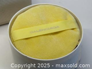 MaxSold Auction: 1960s Balenciaga Le Dix body powder compact (Empty) - Toronto (Ontario, Canada) SELLER MANAGED Downsizing Online Auction - Nassau Street