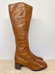 MaxSold Auction: 1960&#39;s JUBO Knee High Leather Go-Go Boots. Size 5 Wide - Toronto (Ontario, Canada) SELLER MANAGED Downsizing Online Auction - Nassau Street