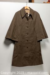 MaxSold Auction: 1960s Le Clan Cotton Cape Coat. Size 10 - Never worn - Toronto (Ontario, Canada) SELLER MANAGED Downsizing Online Auction - Nassau Street