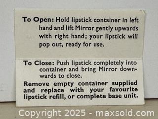 MaxSold Auction: 1960s Stratton Lipstick / Mirror Case (New old stock) - Toronto (Ontario, Canada) SELLER MANAGED Downsizing Online Auction - Nassau Street