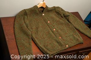 MaxSold Auction: 1967 Button Front Wool Knit Sweater  - Toronto (Ontario, Canada) SELLER MANAGED Downsizing Online Auction - Nassau Street