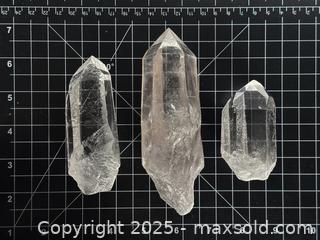 MaxSold Auction: 3 Quartz Crystals - Toronto (Ontario, Canada) SELLER MANAGED Downsizing Online Auction - Nassau Street
