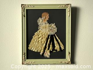 MaxSold Auction: Antique Framed Ribbon Doll Art  - Toronto (Ontario, Canada) SELLER MANAGED Downsizing Online Auction - Nassau Street
