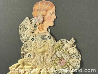 MaxSold Auction: Antique Framed Ribbon Doll Art  - Toronto (Ontario, Canada) SELLER MANAGED Downsizing Online Auction - Nassau Street