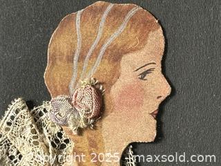 MaxSold Auction: Antique Framed Ribbon Doll Art  - Toronto (Ontario, Canada) SELLER MANAGED Downsizing Online Auction - Nassau Street