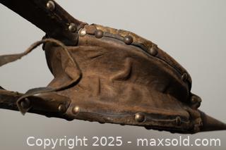 MaxSold Auction: Antique Leather / Brass Fireplace Bellows - Toronto (Ontario, Canada) SELLER MANAGED Downsizing Online Auction - Nassau Street