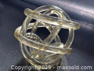MaxSold Auction: Art Glass Knot Sculpture - Toronto (Ontario, Canada) SELLER MANAGED Downsizing Online Auction - Nassau Street