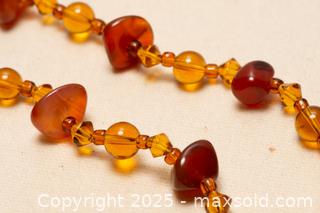 MaxSold Auction: Carnelian beaded necklace - Toronto (Ontario, Canada) SELLER MANAGED Downsizing Online Auction - Nassau Street