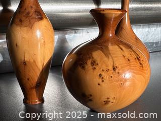 MaxSold Auction: Hand-turned Wooden Bud Vases From New Zealand - Toronto (Ontario, Canada) SELLER MANAGED Downsizing Online Auction - Nassau Street