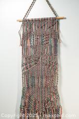 MaxSold Auction: Hand Woven Macramé Wall Hanging - Toronto (Ontario, Canada) SELLER MANAGED Downsizing Online Auction - Nassau Street