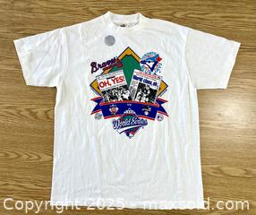 MaxSold Auction: New Old Stock Vintage Blue Jays 1992 World Series T Shirt - Toronto (Ontario, Canada) SELLER MANAGED Downsizing Online Auction - Nassau Street