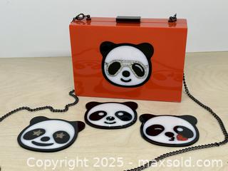 MaxSold Auction: Nordstrom Panda Expressions Acrylic Crossbody Bag - Toronto (Ontario, Canada) SELLER MANAGED Downsizing Online Auction - Nassau Street