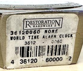 MaxSold Auction: Restoration Hardware Mini World Time Alarm Clock. NEW - Toronto (Ontario, Canada) SELLER MANAGED Downsizing Online Auction - Nassau Street