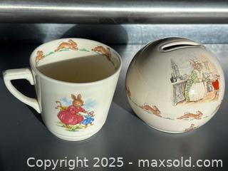 MaxSold Auction: Royal Doulton Bunnykins mug and Money Ball bank - Toronto (Ontario, Canada) SELLER MANAGED Downsizing Online Auction - Nassau Street