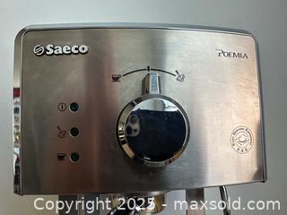 MaxSold Auction: Saeco Poemia Manual Espresso Machine HD8327 - Toronto (Ontario, Canada) SELLER MANAGED Downsizing Online Auction - Nassau Street
