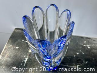 MaxSold Auction: Scandinavian Orrefors Crystal Vase, signed - Toronto (Ontario, Canada) SELLER MANAGED Downsizing Online Auction - Nassau Street