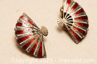 MaxSold Auction: Siam Sterling Silver Earrings - Toronto (Ontario, Canada) SELLER MANAGED Downsizing Online Auction - Nassau Street