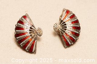 MaxSold Auction: Siam Sterling Silver Earrings - Toronto (Ontario, Canada) SELLER MANAGED Downsizing Online Auction - Nassau Street
