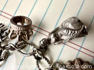 MaxSold Auction: Sterling Silver Charms Bracelet - Toronto (Ontario, Canada) SELLER MANAGED Downsizing Online Auction - Nassau Street