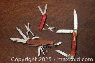 MaxSold Auction: Three Pocket Knife Multi Tools - Toronto (Ontario, Canada) SELLER MANAGED Downsizing Online Auction - Nassau Street