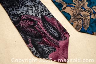 MaxSold Auction: Three Silk Ties - Toronto (Ontario, Canada) SELLER MANAGED Downsizing Online Auction - Nassau Street