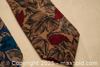 MaxSold Auction: Three Silk Ties - Toronto (Ontario, Canada) SELLER MANAGED Downsizing Online Auction - Nassau Street