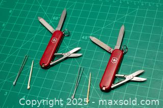 MaxSold Auction: Two Mini Victorinox Keyring Multi-Tools - Toronto (Ontario, Canada) SELLER MANAGED Downsizing Online Auction - Nassau Street