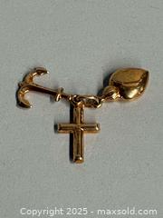 MaxSold Auction: 10K GOLD ‘Faith Hope &#38; Charity Pendant - Marked - Toronto (Ontario, Canada) SELLER MANAGED Reseller Online Auction -  Chesswood Drive