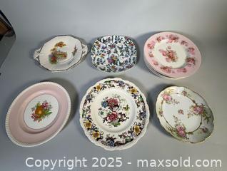 MaxSold Auction: Old Assorted Bone China Plates - Toronto (Ontario, Canada) SELLER MANAGED Reseller Online Auction -  Chesswood Drive