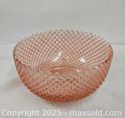MaxSold Auction: Anchor Hocking. MISS AMERICA PINK w/ URANIUM. Depression Glass Fruit Bowl - East Bridgewater (Massachusetts, USA) SELLER MANAGED Estate Sale Online Auction - Bedford Street