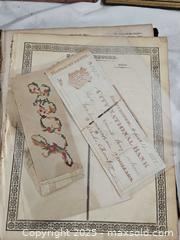 MaxSold Auction: Antique Bible with the Contents that were found inside &#38; Antique Prints - East Bridgewater (Massachusetts, USA) SELLER MANAGED Estate Sale Online Auction - Bedford Street