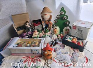 MaxSold Auction: Collectible Christmas Estate Lot. Pixie Elf Disney Jasco Lladro Ornaments Bells - East Bridgewater (Massachusetts, USA) SELLER MANAGED Estate Sale Online Auction - Bedford Street