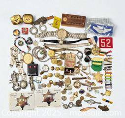 MaxSold Auction: Jewelry, Military, Sterling Silver, Buttons, Class Ring, Medals &#38; More. Vintage Smalls Lot - East Bridgewater (Massachusetts, USA) SELLER MANAGED Estate Sale Online Auction - Bedford Street