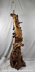 MaxSold Auction: Rare. A 6ft Unique Driftwood Floor Lamp. Statement Piece - East Bridgewater (Massachusetts, USA) SELLER MANAGED Estate Sale Online Auction - Bedford Street