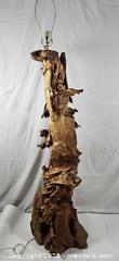MaxSold Auction: Rare. A 6ft Unique Driftwood Floor Lamp. Statement Piece - East Bridgewater (Massachusetts, USA) SELLER MANAGED Estate Sale Online Auction - Bedford Street