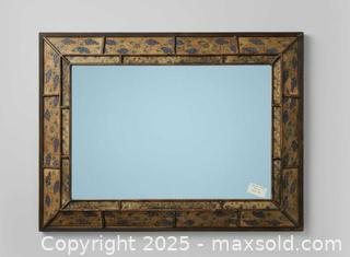 MaxSold Auction: Robert M. Weiss, Handmade Peruvian Reverse Painted Glass Mirror.  - East Bridgewater (Massachusetts, USA) SELLER MANAGED Estate Sale Online Auction - Bedford Street
